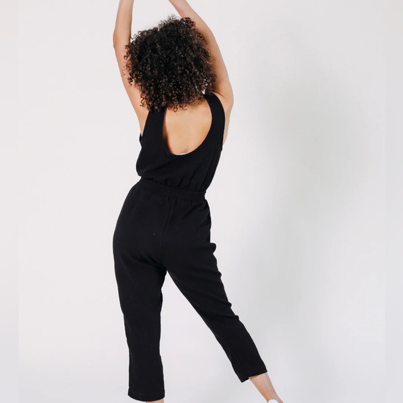 Poplinen Jameela Organic Cotton Jumpsuit - Grey - Size 1X - Like new - Picture 2 of 16